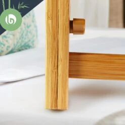 Laptoptisch Mit Lüftungsschlitzen Höhenverstellbar 58x23x29cm Bambus -Haushaltsgeräte Rabatte 10038181 yy 0006 logo