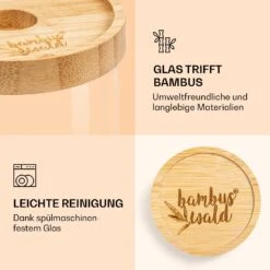 Stapelglas Mit Bambusdeckel 1700 Ml Stapelbar Luftdicht 9 Stapelglas Mit Bambusdeckel 1700 Ml Stapelbar Luftdicht -Haushaltsgeräte Rabatte 10038240 de 0004 logo