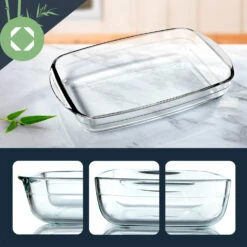 Ofenform 3600 Ml 390 X 65 X 240 Mm Hochwertiges Glas -Haushaltsgeräte Rabatte 10038265 yy 0003 logo