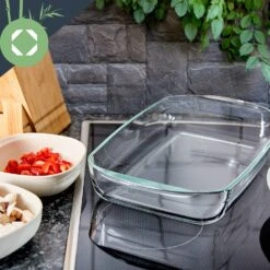 Ofenform 3600 Ml 390 X 65 X 240 Mm Hochwertiges Glas -Haushaltsgeräte Rabatte 10038265 yy 0004 logo