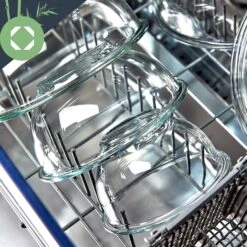 Salatschüssel 465 Ml Bambusdeckel Verschließbar BPA-frei Größe XS -Haushaltsgeräte Rabatte 10038273 yy 0005 logo