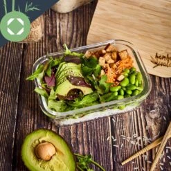 Glasbox Mit Bambusdeckel 2800 Ml Luftdicht Plastikfreie Aufbewahrung -Haushaltsgeräte Rabatte 10038314 yy 0004 logo