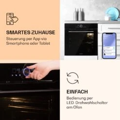 Illuminosa Smart Einbaubackofen 2800W 11 Funktionen App-Steuerung -Haushaltsgeräte Rabatte 10038335 de 0003 logo