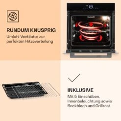 Illuminosa Smart Einbaubackofen 2800W 11 Funktionen App-Steuerung -Haushaltsgeräte Rabatte 10038335 de 0006 logo