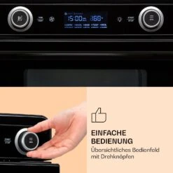 AeroVital Jumbo 3-in-1 Heißluftfritteuse Toaster Dörrautomat 1550 W 18 Liter -Haushaltsgeräte Rabatte 10038339 de 0003 logo