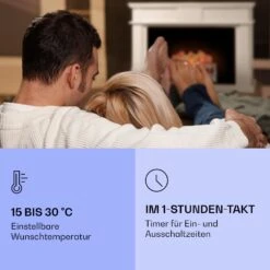 Kamini FXL 2G Elektrischer Kamin Kamineinsatz 1800 W LED-3D-Flammenillusion -Haushaltsgeräte Rabatte 10038367 de 0004 logo