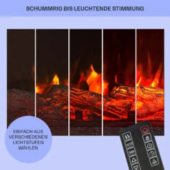Studio Light & Fire 2 Smart Kamin 1000/2000W MDF WiFi-Steuerung -Haushaltsgeräte Rabatte 10038388 de 0008 usp