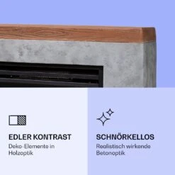 Fort Rock Elektrokamin 1800 W Heizfunktion 10 Bis 30 °C Fernbedienung -Haushaltsgeräte Rabatte 10038396 de 0003 logo