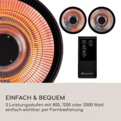 Heatbell Wall Smart Infrarotheizstrahler IPX4 800/1200/2000W Outdoor -Haushaltsgeräte Rabatte 10038413 de 0006 logo