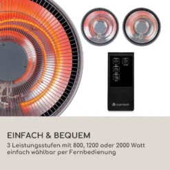 Heatbell Wall Smart Infrarotheizstrahler IPX4 800/1200/2000W Outdoor -Haushaltsgeräte Rabatte 10038414 de 0006 logo