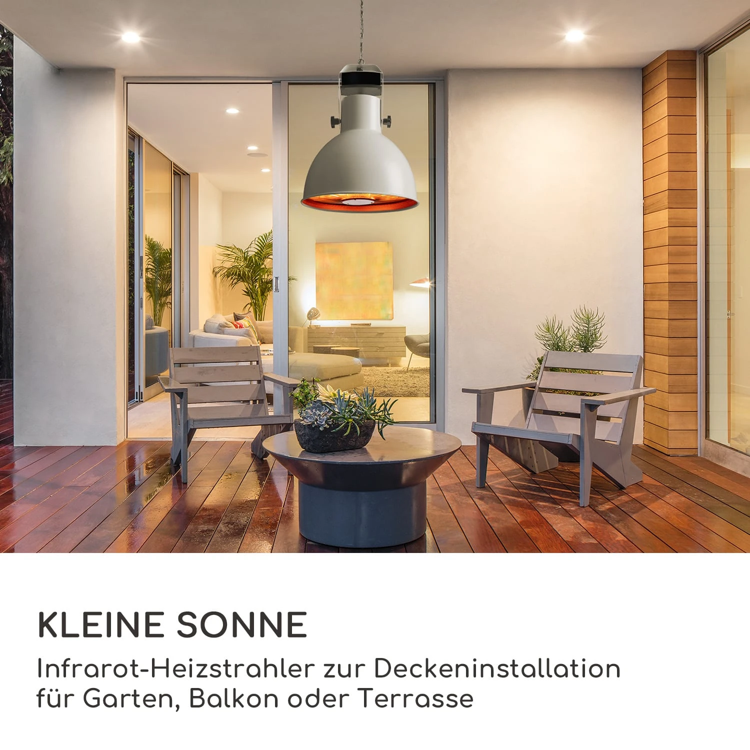 Heatbell Ceiling Smart Infrarotheizstrahler IPX4 800/1200/2000W 3 Heatbell Ceiling Smart Infrarotheizstrahler IPX4 800/1200/2000W – Bild 3