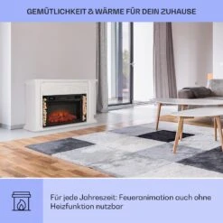Saint Helens Elektrokamin 1900 W LED-Technik Fernbedienung -Haushaltsgeräte Rabatte 10038615 de 0004 usp