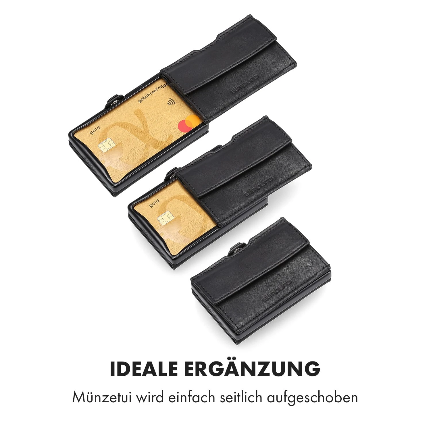 Coin Pocket Mit RFID-Schutzkarte Für ZNAP Slim Wallets 8 Und 12 Druckknopf 2 Coin Pocket Mit RFID-Schutzkarte Für ZNAP Slim Wallets 8 Und 12 Druckknopf – Bild 2