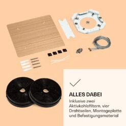 Futurelight Smart Inselabzugshaube Umluft 420m³/h LED Edelstahl -Haushaltsgeräte Rabatte 10038708 de 0006 logo