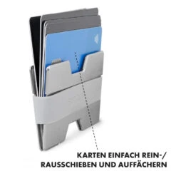 NANO Slim Wallet Geldbörse Extra-flach 12 Karten Münzfach Aluminium -Haushaltsgeräte Rabatte 10038720 de 0007 logo