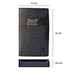ZNAP Slim Wallet 12 Karten Münzfach 8 X 1,8 X 6 Cm (BxHxT) RFID-Schutz 15 ZNAP Slim Wallet 12 Karten Münzfach 8 X 1,8 X 6 Cm (BxHxT) RFID-Schutz -Haushaltsgeräte Rabatte 10038746 yy 0008 dimensions