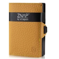 ZNAP Slim Wallet 12 Karten Münzfach 8 X 1,8 X 6 Cm (BxHxT) RFID-Schutz