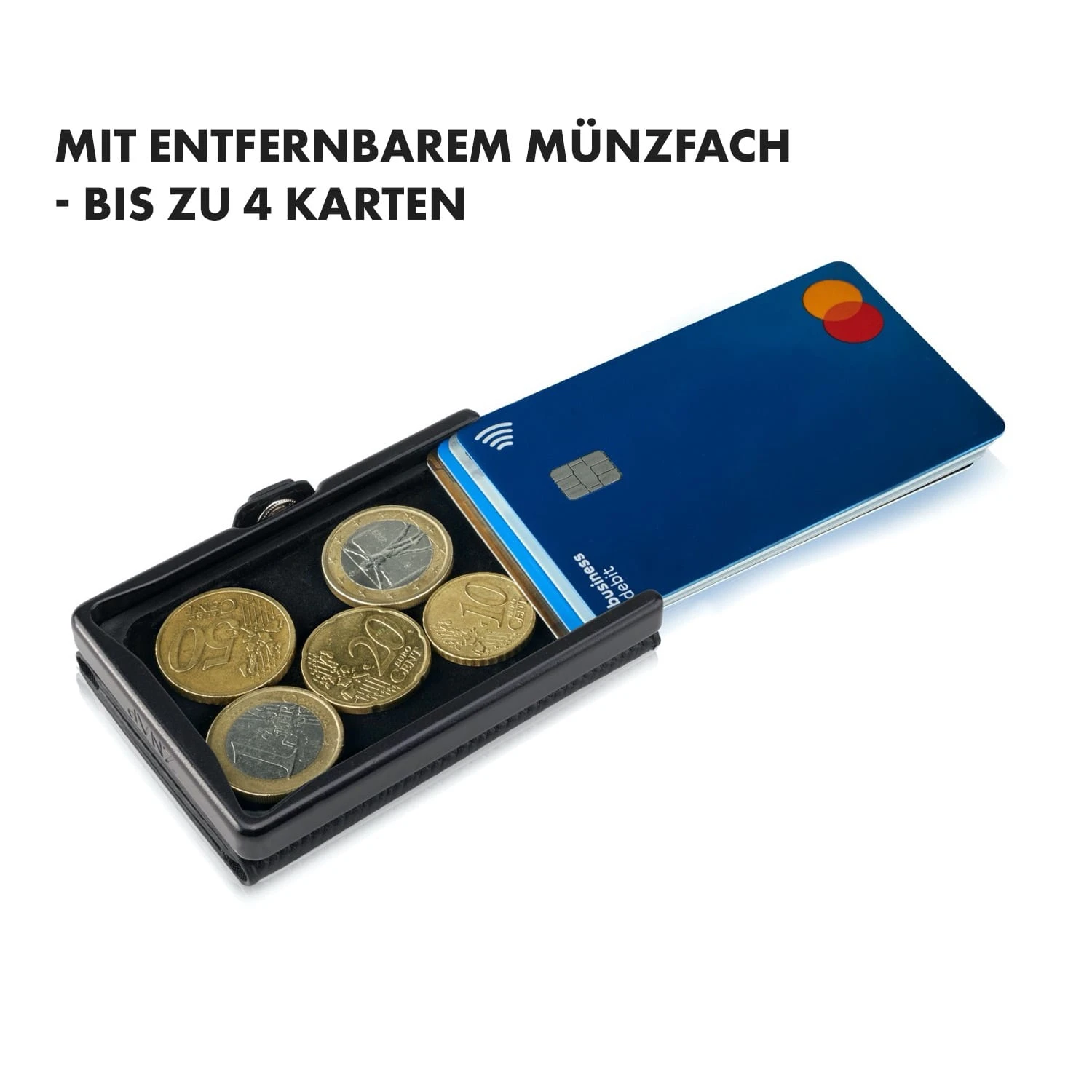ZNAP Slim Wallet 8 Karten Münzfach 8 X 1,5 X 6 Cm (BxHxT) RFID-Schutz 5 ZNAP Slim Wallet 8 Karten Münzfach 8 X 1,5 X 6 Cm (BxHxT) RFID-Schutz – Bild 5