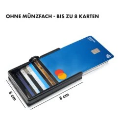 ZNAP Slim Wallet 8 Karten Münzfach 8 X 1,5 X 6 Cm (BxHxT) RFID-Schutz 14 ZNAP Slim Wallet 8 Karten Münzfach 8 X 1,5 X 6 Cm (BxHxT) RFID-Schutz -Haushaltsgeräte Rabatte 10038794 de 0007 logo