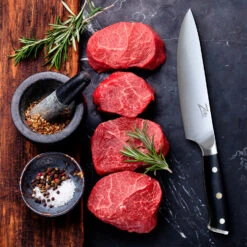 Alpha-Royal German 8" Kochmesser 56 HCR Edelstahl -Haushaltsgeräte Rabatte 10039001 yy 0005 logo