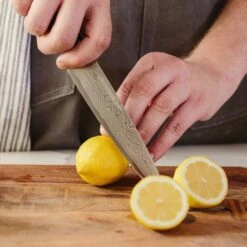 Executive-Plus Serie 6" Allzweckmesser 61 HRC Damaszenerstahl -Haushaltsgeräte Rabatte 10039018 de 0005 logo