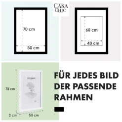 Kenton Bilderrahmen Rechteckig 70 X 50 Cm Passepartout Plexiglas -Haushaltsgeräte Rabatte 10039265 de 0005 usp