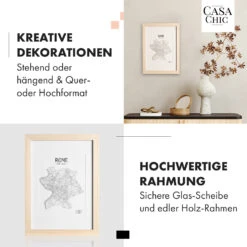 Edinburgh Bilderrahmen Rechteckig A4 28,8 X 20 Cm Fotos Passepartout Echtholz -Haushaltsgeräte Rabatte 10039277 de 0003 usp