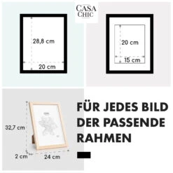 Edinburgh Bilderrahmen Rechteckig A4 28,8 X 20 Cm Fotos Passepartout Echtholz -Haushaltsgeräte Rabatte 10039277 de 0005 usp