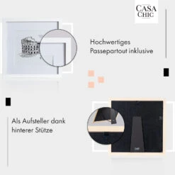 Everton Bilderrahmen Quadratisch 25 X 25 Cm Fotos Passepartout Glas -Haushaltsgeräte Rabatte 10039291 de 0004 usp