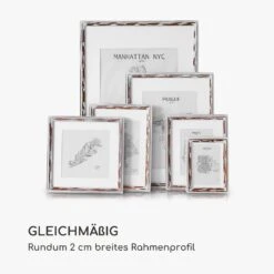 Lancaster Bilderrahmen Rechteckig 24,8 X 19,3 Cm Fotos Passepartout Holz -Haushaltsgeräte Rabatte 10039317 de 0006 logo