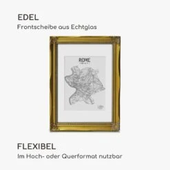 Regent Bilderrahmen Rechteckig A4 Fotos Passepartout Glas Rokoko -Haushaltsgeräte Rabatte 10039340 de 0003 logo