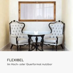 Wembley Wandspiegel Echtholz Rechteckig 140 X 75 Cm -Haushaltsgeräte Rabatte 10039384 de 0003 logo