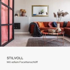 Watford Wandspiegel 90 X 60 Cm Echtholz Glasfliesen Mit Mosaikeffekt -Haushaltsgeräte Rabatte 10039416 de 0003 logo