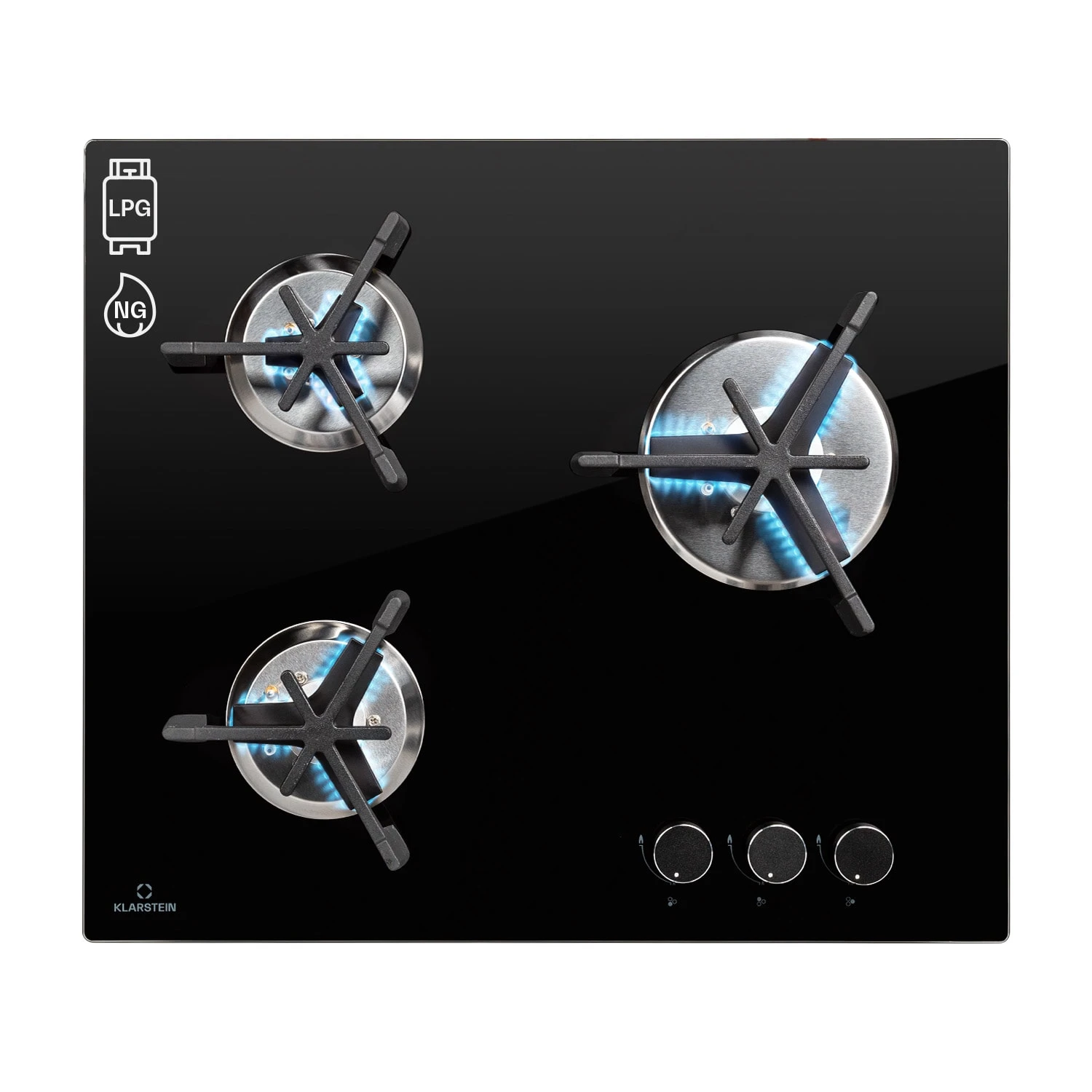 Trifecta 3 Gaskochfeld 3-flammig Gusseisen Glaskeramik 1 Trifecta 3 Gaskochfeld 3-flammig Gusseisen Glaskeramik