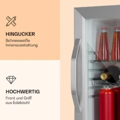 Beersafe M Crystal White Kühlschrank 33 Ltr 2 Böden Glastür Edelstahl -Haushaltsgeräte Rabatte 10039423 de 0003 logo