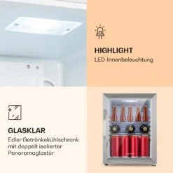 Beersafe M Crystal White Kühlschrank 33 Ltr 2 Böden Glastür Edelstahl -Haushaltsgeräte Rabatte 10039423 de 0004 logo