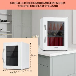 Beersafe M Quartz Kühlschrank 33 Liter 2 Böden Panoramaglastür -Haushaltsgeräte Rabatte 10039425 DE 0006 usp