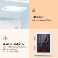 Beersafe M Quartz Kühlschrank 33 Liter 2 Böden Panoramaglastür -Haushaltsgeräte Rabatte 10039425 de 0004 logo