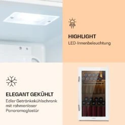 Beersafe XXL Quartz Kühlschrank 80 Liter 3 Böden Panoramaglastür -Haushaltsgeräte Rabatte 10039427 de 0004 logo