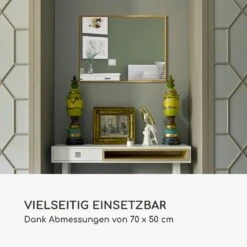 Croxley Wandspiegel Metallrahmen Rechteckig 70 X 50 Cm 8 Croxley Wandspiegel Metallrahmen Rechteckig 70 X 50 Cm -Haushaltsgeräte Rabatte 10039493 de 0003 logo