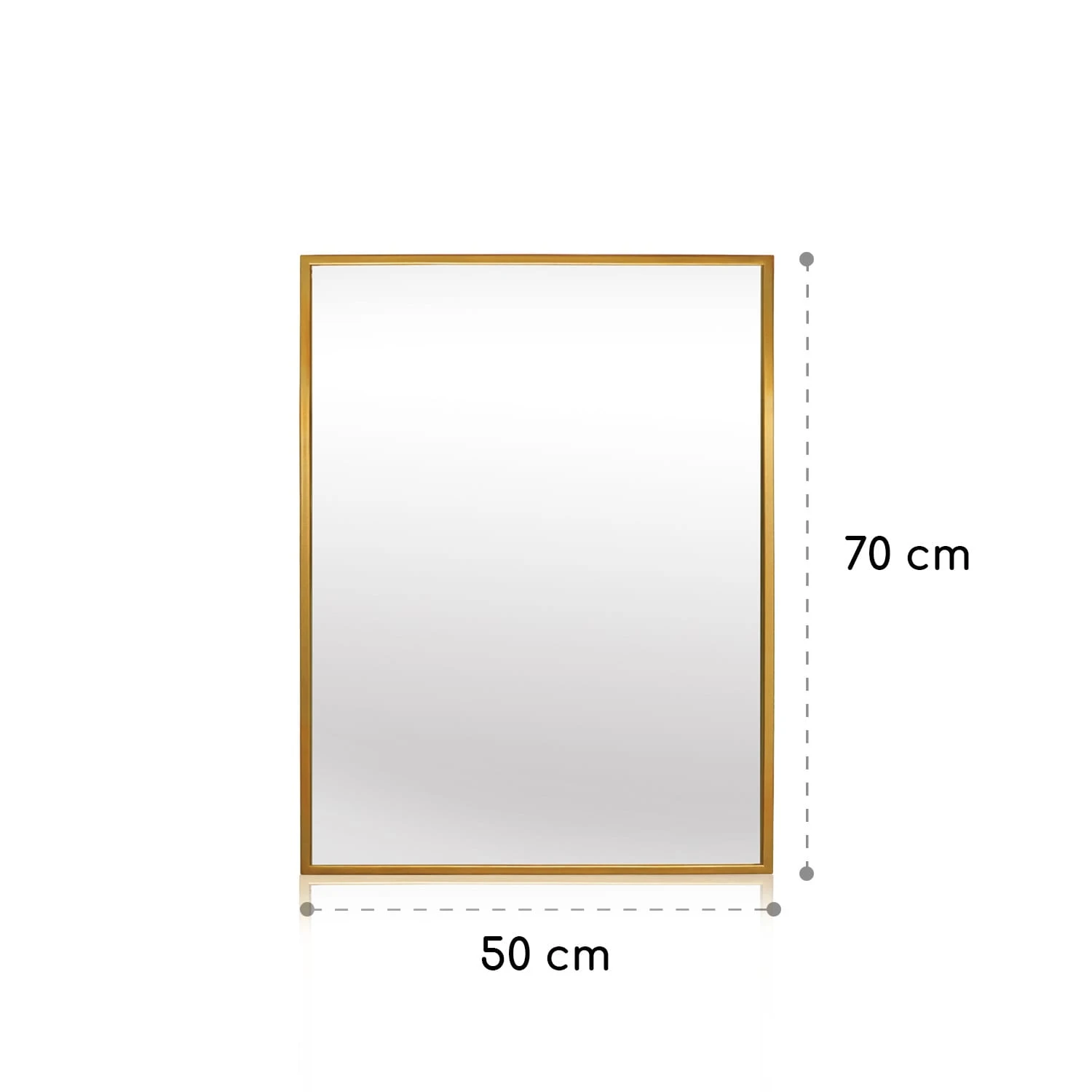 Croxley Wandspiegel Metallrahmen Rechteckig 70 X 50 Cm 6 Croxley Wandspiegel Metallrahmen Rechteckig 70 X 50 Cm – Bild 6