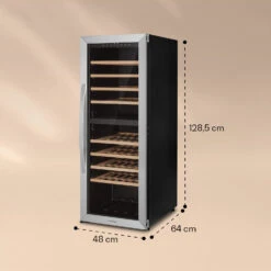 Klarstein Vinamour 77 Duo Weinkühlschrank 191 Liter 5 - 20 °C 2 Kühlzonen -Haushaltsgeräte Rabatte 10039771 yy 0007 logo