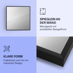 La Palma 500 Smart 2-in-1 Heizgerät Infrarot Konvektor 60x60cm 500W Spiegelfront -Haushaltsgeräte Rabatte 10039827 de 0003 logo