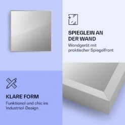 La Palma 500 Smart 2-in-1 Heizgerät Infrarot Konvektor 60x60cm 500W Spiegelfront -Haushaltsgeräte Rabatte 10039829 de 0003 logo