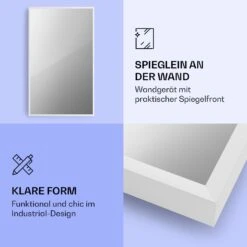 La Palma 1000 Smart 2-in-1 Heizgerät Infrarot Konvektor 120x60cm 1000W Spiegel -Haushaltsgeräte Rabatte 10039836 de 0003 logo