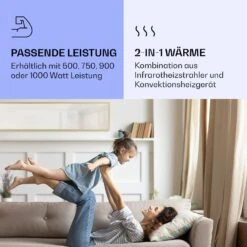 La Palma 900 Smart Infrarotstrahler Konvektor 40x160cm 900W Spiegel Standfuß -Haushaltsgeräte Rabatte 10039842 de 0005 logo