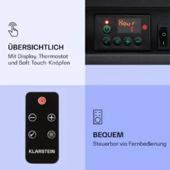 Dukono Elektrokamin 1800 W LED-Flammen Heizlüfter Timer Holzfach -Haushaltsgeräte Rabatte 10039850 de 0005 logo