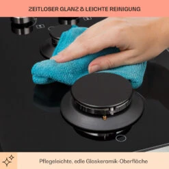 Illuminosa Domino Gaskochfeld 2-flammig Sabaf-Brenner Glaskeramik -Haushaltsgeräte Rabatte 10039896 de 0007 usp