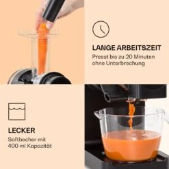 Bella Elegance Saftpresse 200 W 400 Ml BPA-frei -Haushaltsgeräte Rabatte 10039899 de 0004 logo