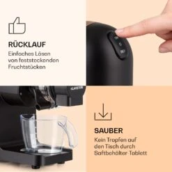 Bella Elegance Saftpresse 200 W 400 Ml BPA-frei -Haushaltsgeräte Rabatte 10039899 de 0006 logo